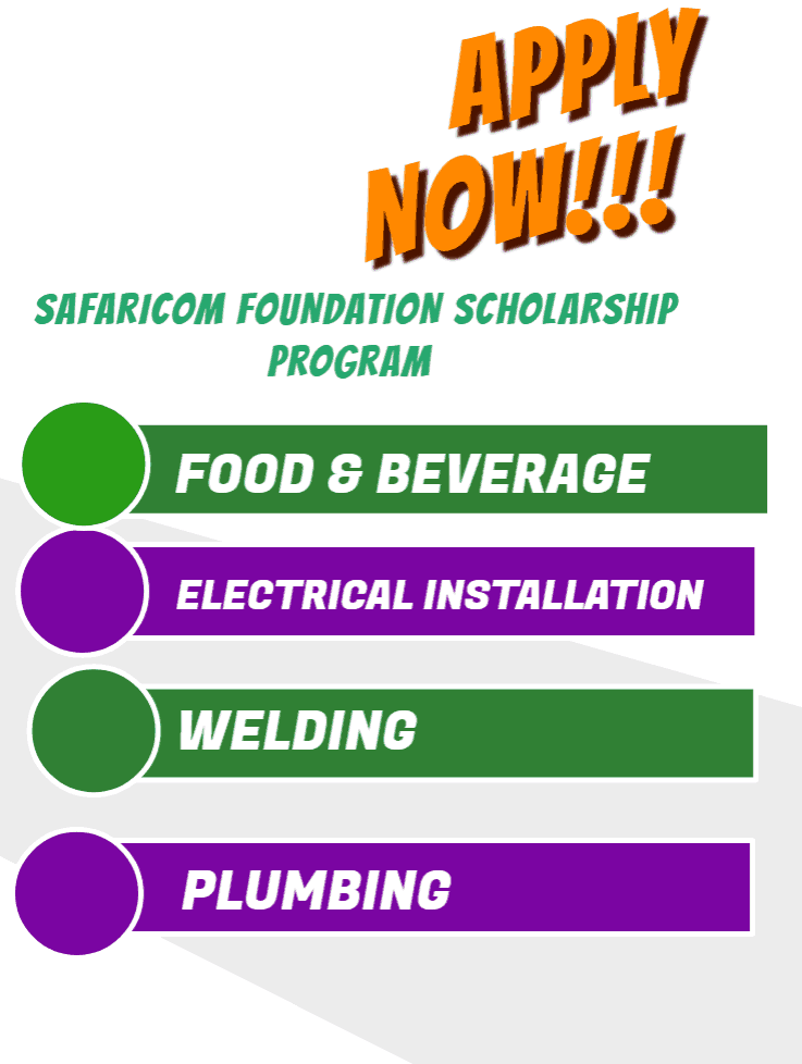 Poster safaricom scholarship program